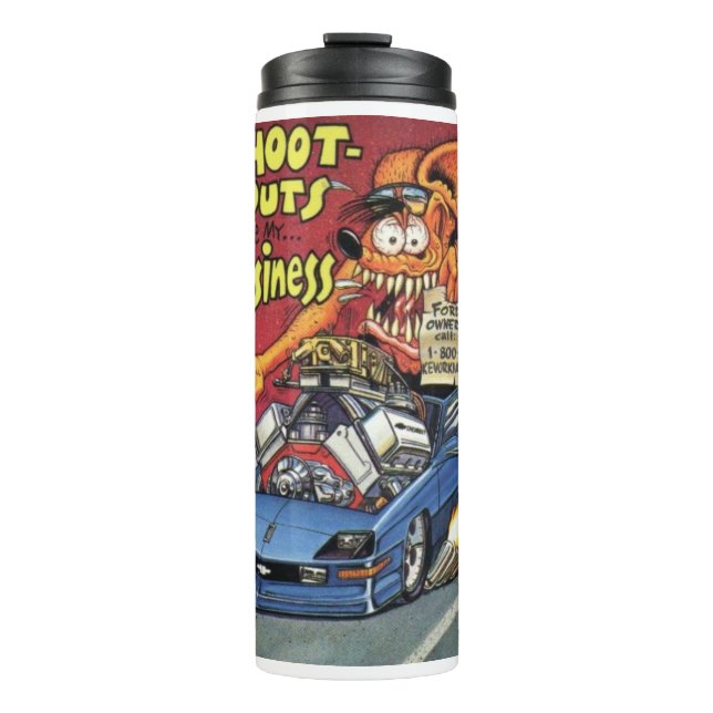 Garrafa Térmica Rat Fink 6 bebida quente tumbler (Frente)