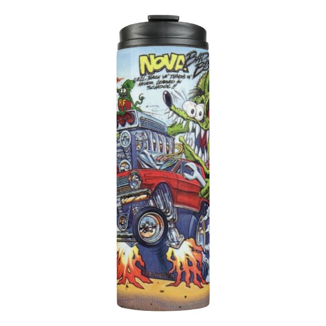 Garrafa Térmica Rat Fink 7 Tumbler de bebida quente (Frente)