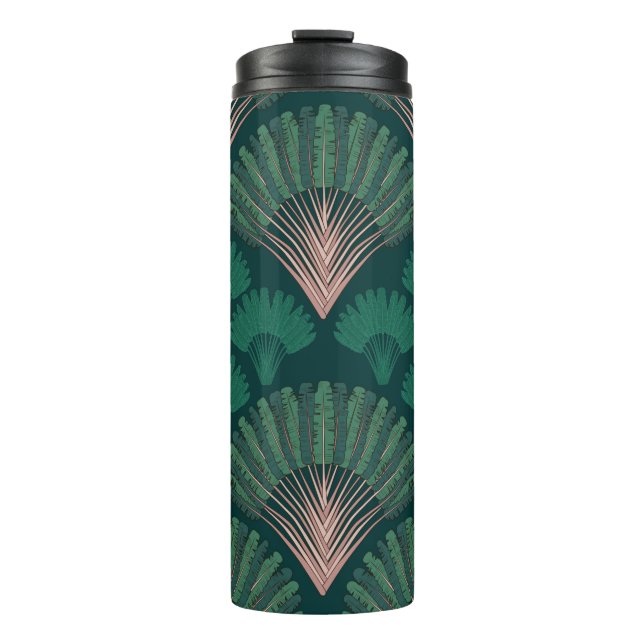 Garrafa Térmica Ravenala madagascariensis padrão sem descontinuida (Frente)