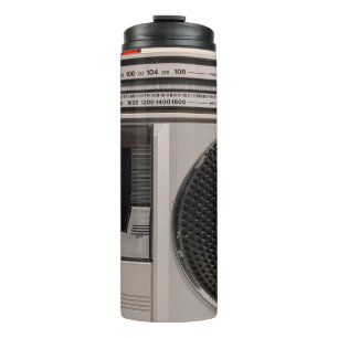 Garrafa Térmica Reco de cassete de rádio estéreo portátil retroatu