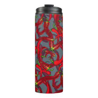 Garrafa Térmica red chili peppers with 