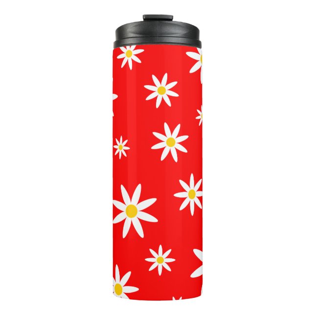 Garrafa Térmica Red Daisy Thermal Tumbler (Frente)