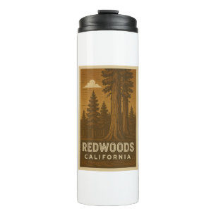 Garrafa Térmica Red Woods National Park California Thermal Tumbler