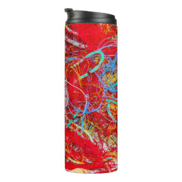 Garrafa Térmica Redes de pesca coloridas