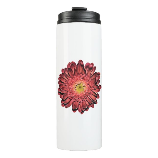 Garrafa Térmica redgerberadaisyRed Gerbera Daisy (Frente)