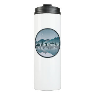 Garrafa Térmica Reflexão sobre Alum Creek Lake Ohio