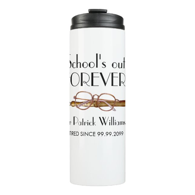 Garrafa Térmica Reforma dos Professores da Escola para Sempre Vint (Frente)