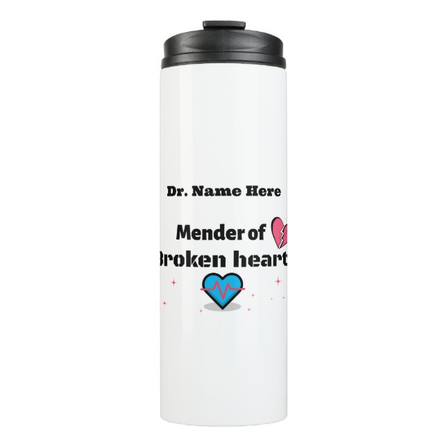 Garrafa Térmica Remerente de corações partidos (Frente)