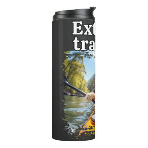 Garrafa Térmica remo caiaque engraçado