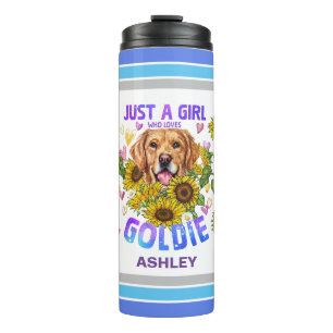 Garrafa Térmica Retalhista de ouro Lover Sunflower Trainer Floral