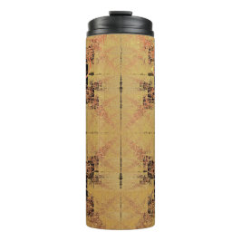 Garrafa Térmica Retângulo de ouro