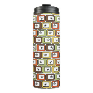 Garrafa Térmica Retângulos Retroativos com Impulsos de Arranque