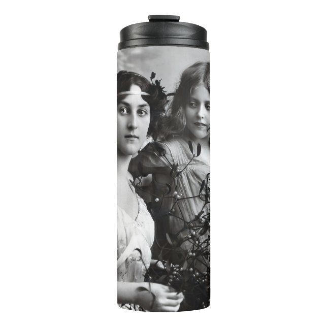 Garrafa Térmica Retrato eterno de Mãe e Filha (Frente)