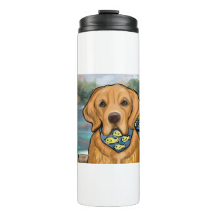 Garrafa Térmica Retriever Dourado