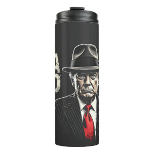Garrafa Térmica Retro-americano Donald Trump FAFO USA Flag Patriot