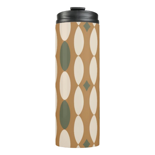 Garrafa Térmica Retro Geometric Thermal Tumbler (Frente)