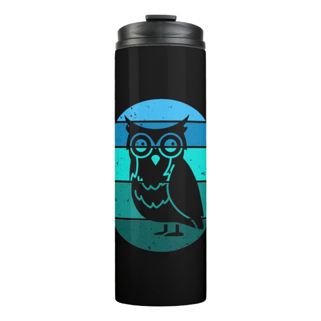 Garrafa Térmica Retro Owl (Frente)