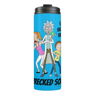Garrafa Térmica RICK E MORTY™  Rick, Morty e Verão