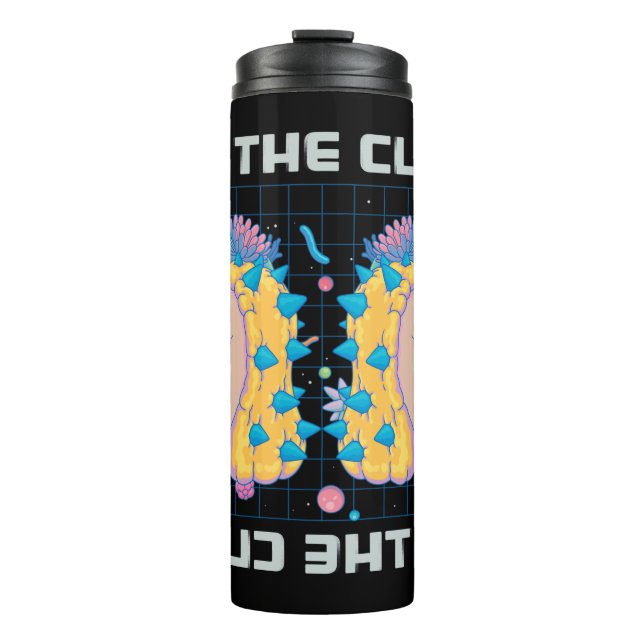 Garrafa Térmica RICK E MORTY™| Sou O Clonado? (Frente)