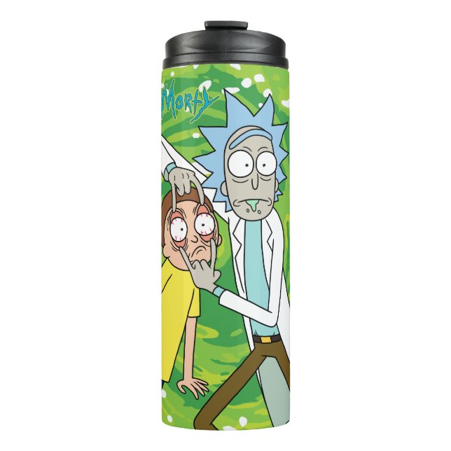Garrafa Térmica RICK E MORTY™| Veja Isso (Frente)
