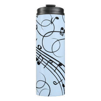 Garrafa Térmica Rico Music Notes Blue