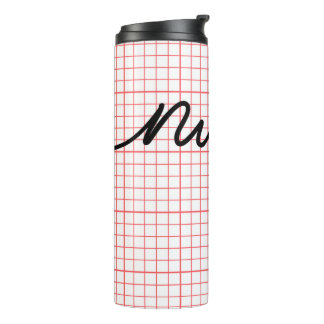 Garrafa Térmica ritmo ekg de enfermeiro faixa cardíaca