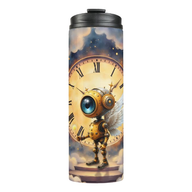 Garrafa Térmica Robby the Winged Timekeeper – Wings of Time Series (Frente)