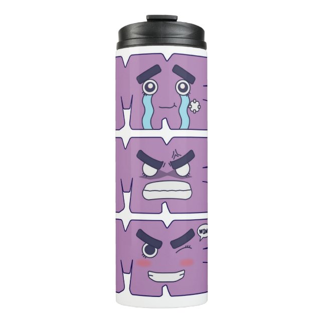 Garrafa Térmica Rock Lee! Rosto da Caneca (Frente)