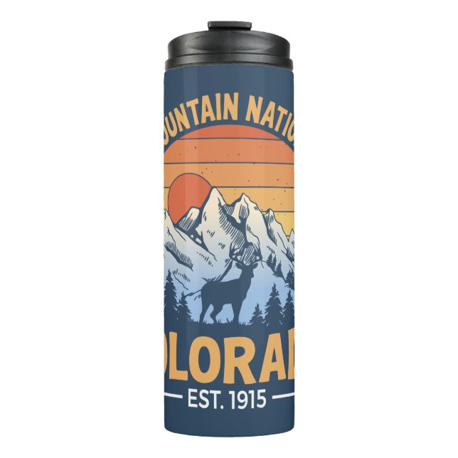 Garrafa Térmica Rocky Mountain National Park Tumbler Travel (Frente)