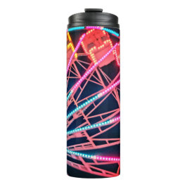 Garrafa Térmica Roda-férris amarela e vermelha