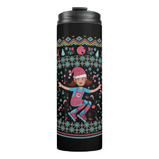 Garrafa Térmica Roller Skate de Natal