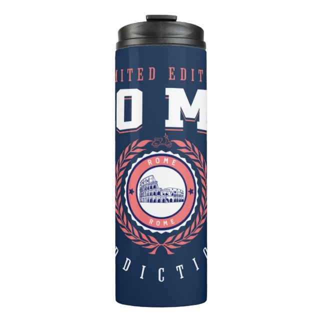 Garrafa Térmica Roma Itália City Traveler Sports Style (Frente)