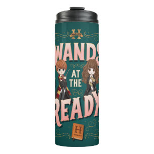Garrafa Térmica Ron & Hermione Wands no Ready