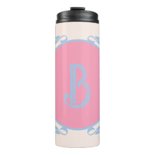 Garrafa Térmica Rosa e azul personalizados