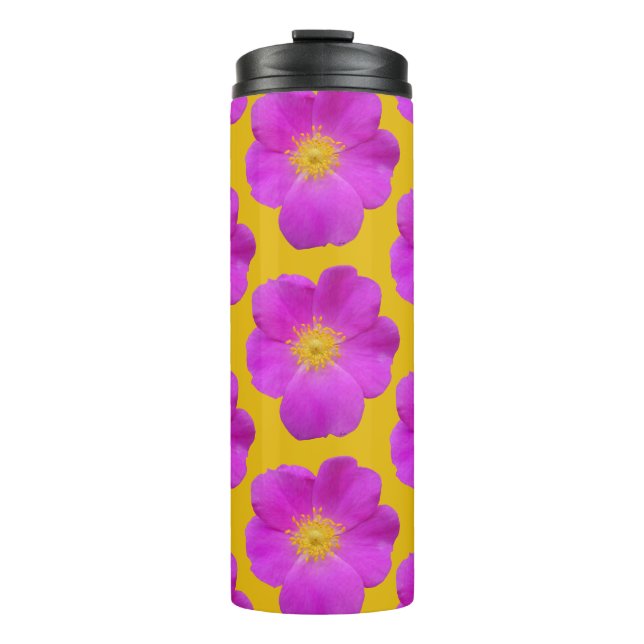 Garrafa Térmica Rosa selvagem 2 (Frente)