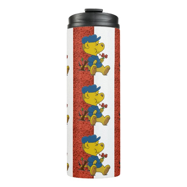 Garrafa Térmica Rosas de alimentação Ferald (Frente)