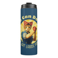 Rosie The Riveter Cat Ladras Para Kamala Harris