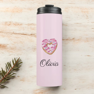 Garrafa Térmica Rosquinha Sweet Girl Sprinkles Nome Personalizado