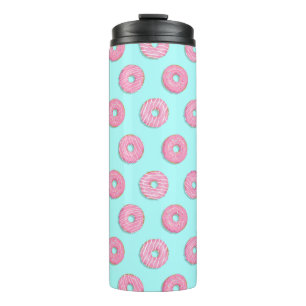 Garrafa Térmica Rosquinhas de açúcar, cor-de-rosa