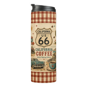 Garrafa Térmica Rota 66 Califórnia Coffee Run Style