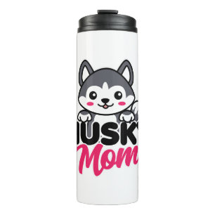 Garrafa Térmica Rouco Cachorro Mãe Cute Kawaii Design