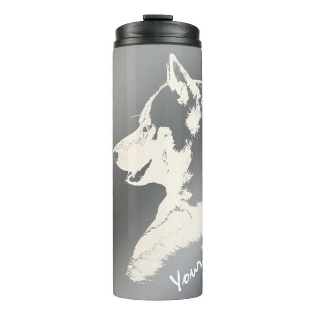 Garrafa Térmica Rouco Tumbler Mug Rouco Personalizado Puppy & Gift (Frente)