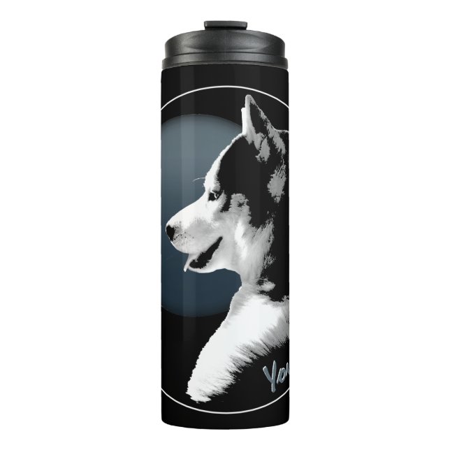 Garrafa Térmica Rouco Tumbler Mug Rouco Personalizado Puppy & Gift (Frente)