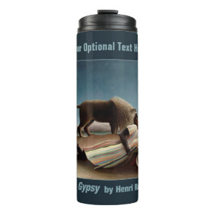 Garrafa Térmica Rousseau's Sleeping Gypsy art personagem tumbler