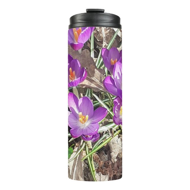 Garrafa Térmica Roxo Crocus (Frente)