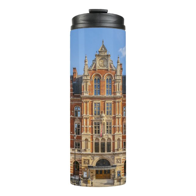 Garrafa Térmica Royal College of Music: pôr do sol. (Frente)