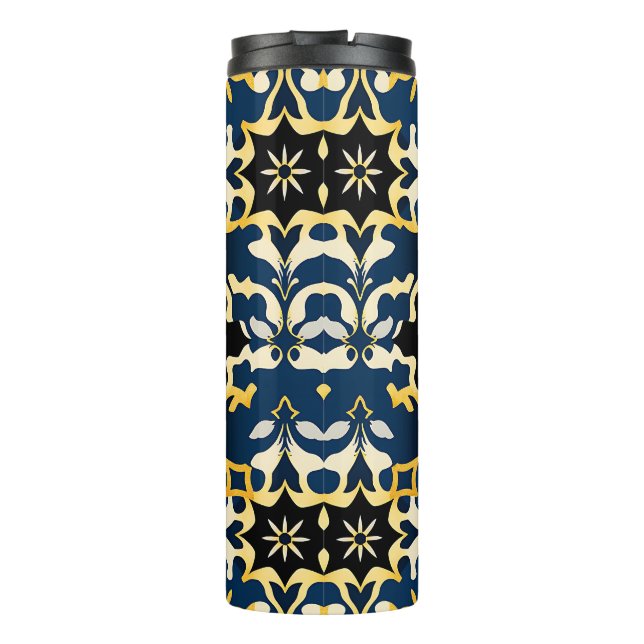 Garrafa Térmica Royal Damask Star Pattern Tumbler (Verso)