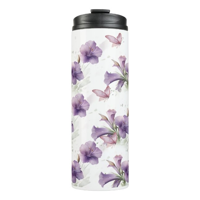 Garrafa Térmica Royal Purple Petunia Tumbler (Frente)