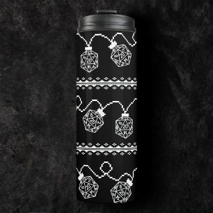 Garrafa Térmica RPG Lights Classic   Fantasy Tabletop Gamer Dice