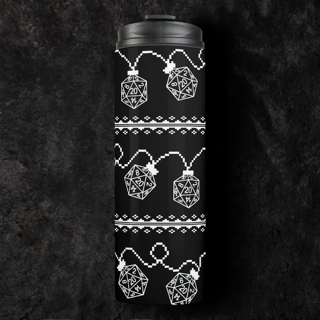 Garrafa Térmica RPG Lights Classic | Fantasy Tabletop Gamer Dice (Criador carregado)